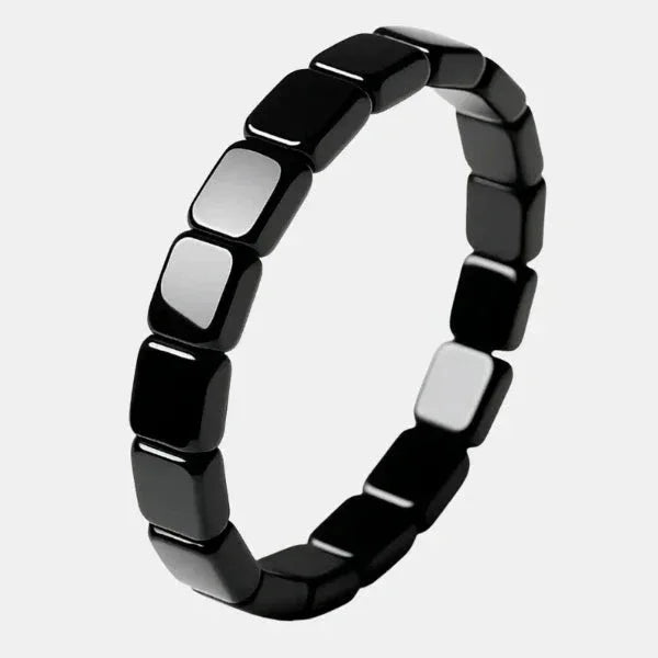 Hematiet Armband Heren Natuursteen Zwart 8mm Kralen Energetisch Stijlvol Sieraden Mannen Polsaccessoires | Sulvida