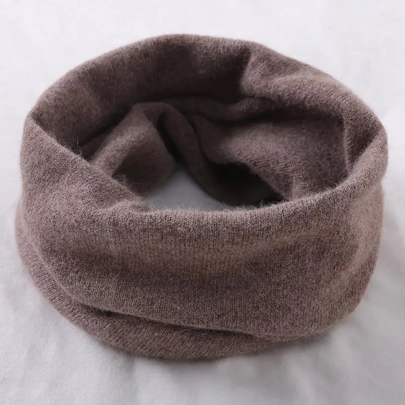 Thermische Cashmere Nekwarmer Winter Gebreide Sjaal Fleece Voering Zachte Winddichte Col Unisex Hals | Sulvida