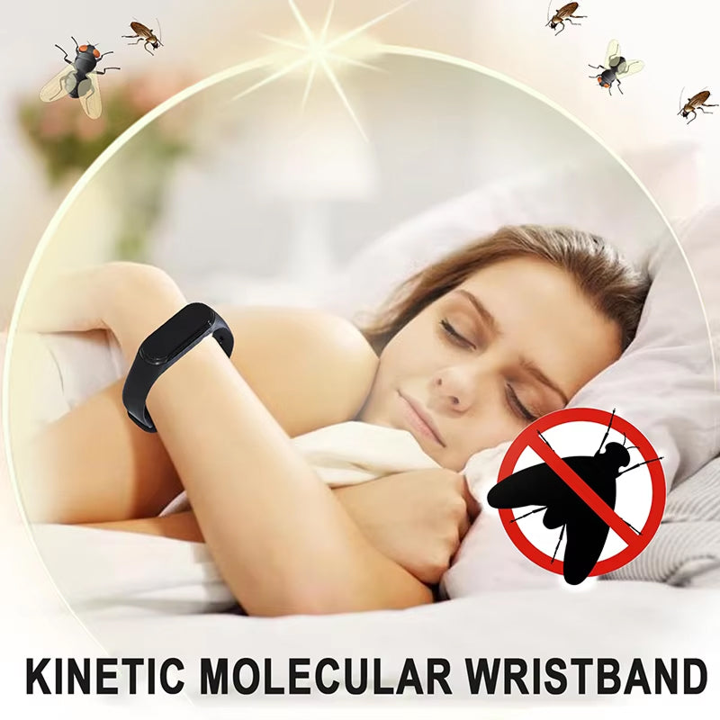 Bracelet portable anti-moustiques à ultrasons, sans produits chimiques, répulsif anti-insectes pour l’extérieur, le jardin, le camping et les voyages, pour enfants - Sulvida