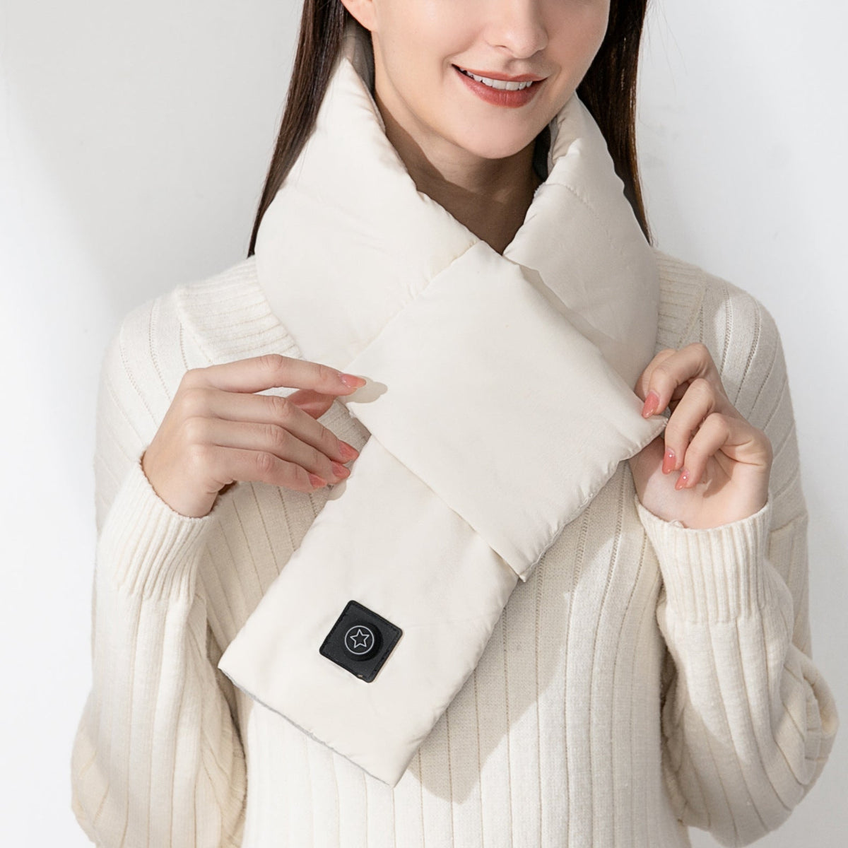 Verwarmde Sjaal met USB Oplaadbare Nekwarmer Elektrisch Verstelbaar voor Optimaal Winter Comfort Thuis | Sulvida