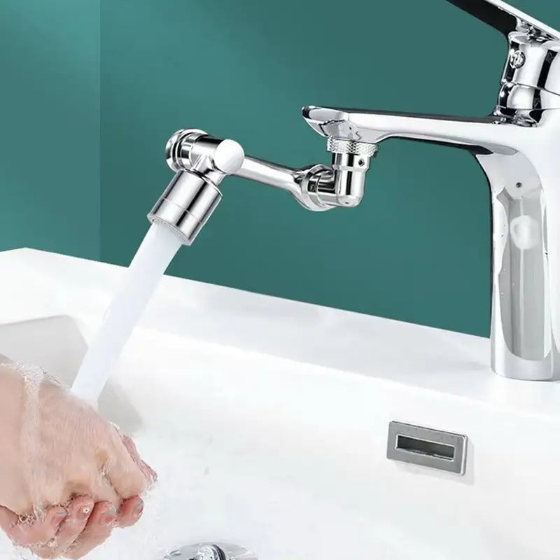 Universele Kraanopzetstuk 1080° Draaibaar met 4-Laags Filter Sproeierstuk Spatscherm Keuken Badkamer | Sulvida
