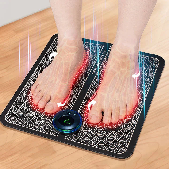 EMS Voetmassagemat met Acupressuur en Spierstimulatie voor Pijnverlichting Ontspanning en Doorbloeding | Sulvida