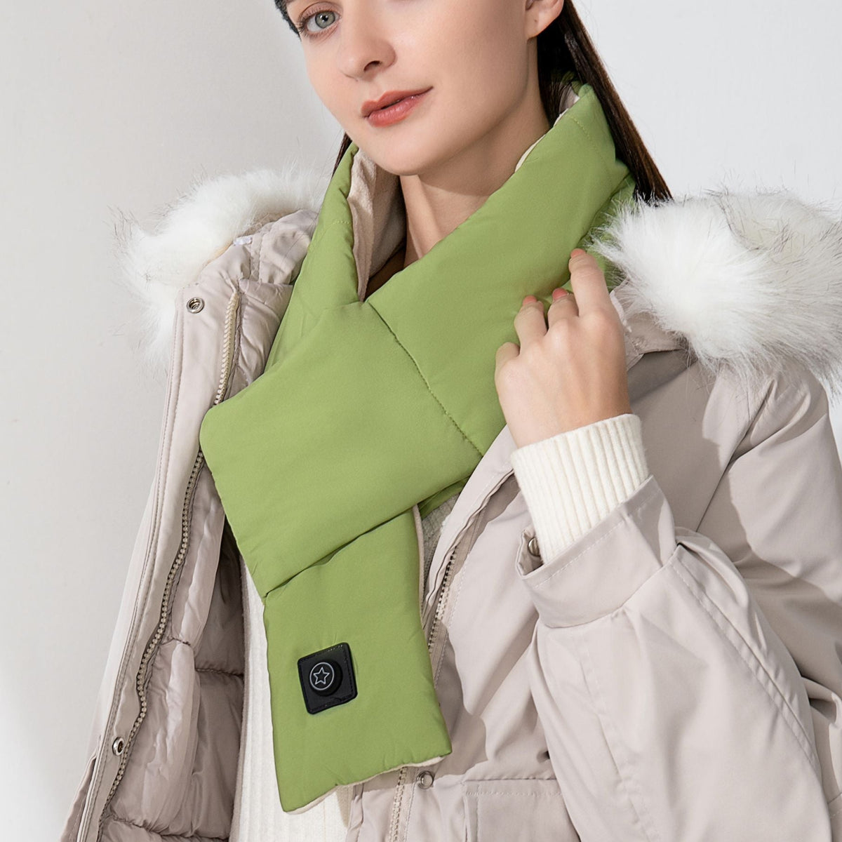 Verwarmde Sjaal met USB Oplaadbare Nekwarmer Elektrisch Verstelbaar voor Optimaal Winter Comfort Thuis | Sulvida