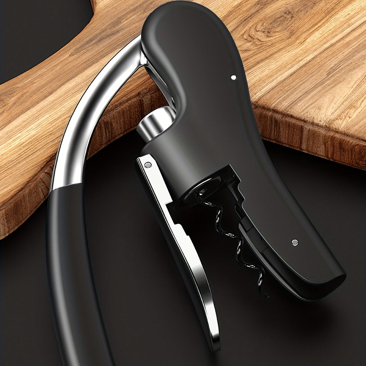 Hefboom Kurkentrekker met Ergonomisch Handvat – Moeiteloos Wijnflessen Openen voor Thuis Bar Restaurant | Sulvida