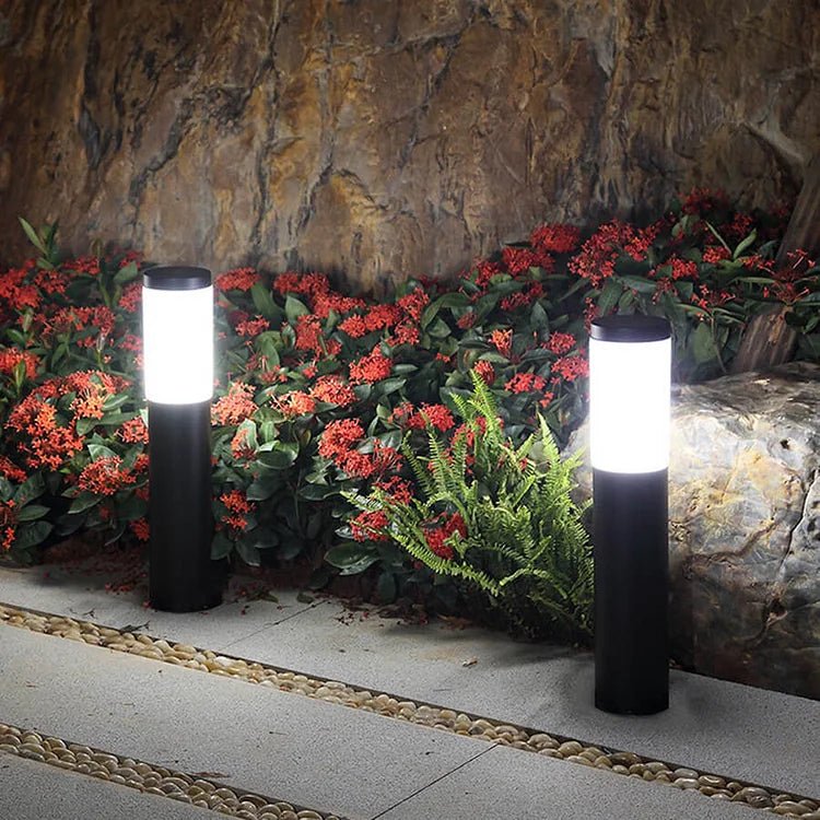 Zonne-energie Tuinlamp RVS Warm & Koel Licht Waterdicht Padverlichting Outdoor Decoratief LED Sfeerverlichting | Sulvida