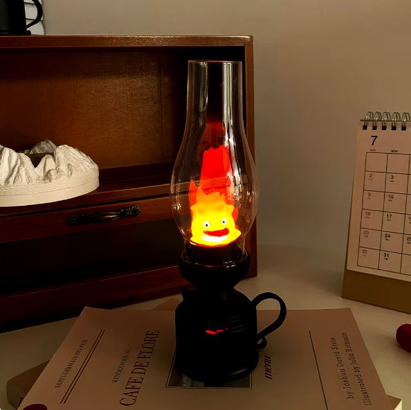 Decoratief Nachtlampje zonder Vlam Retro Lantaarn Sfeerverlichting Slaapkamer Nachtkastje Tafel Lamp | Sulvida