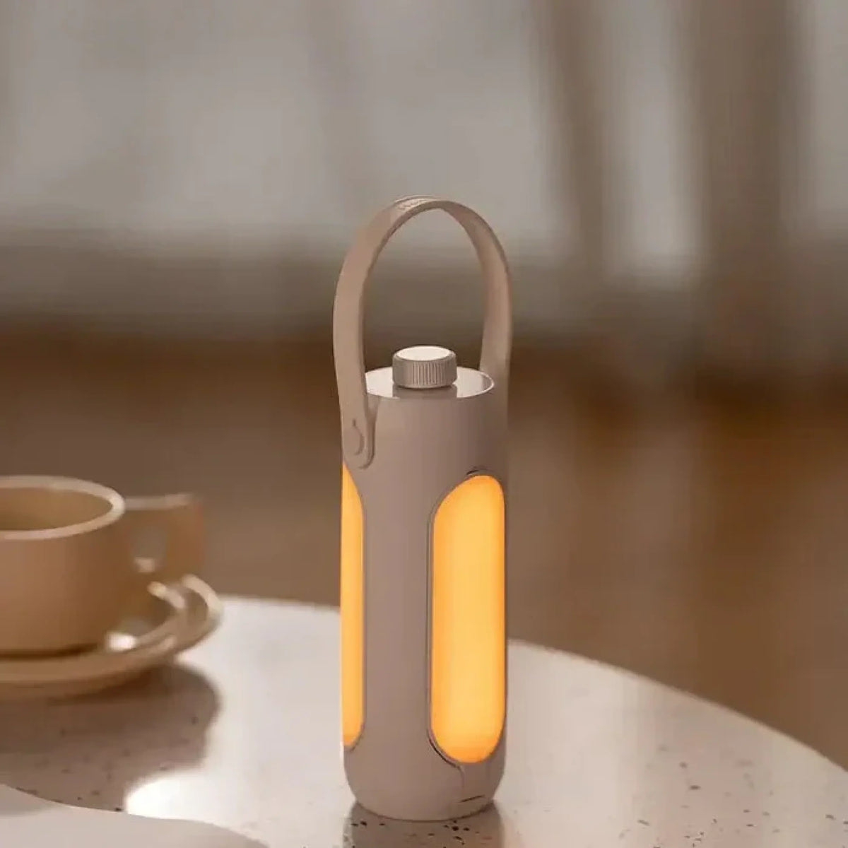 Draagbare LED-lamp oplaadbaar met zaklamp voor binnen en buiten 720 lumen dimbaar licht camping wandelen | Sulvida
