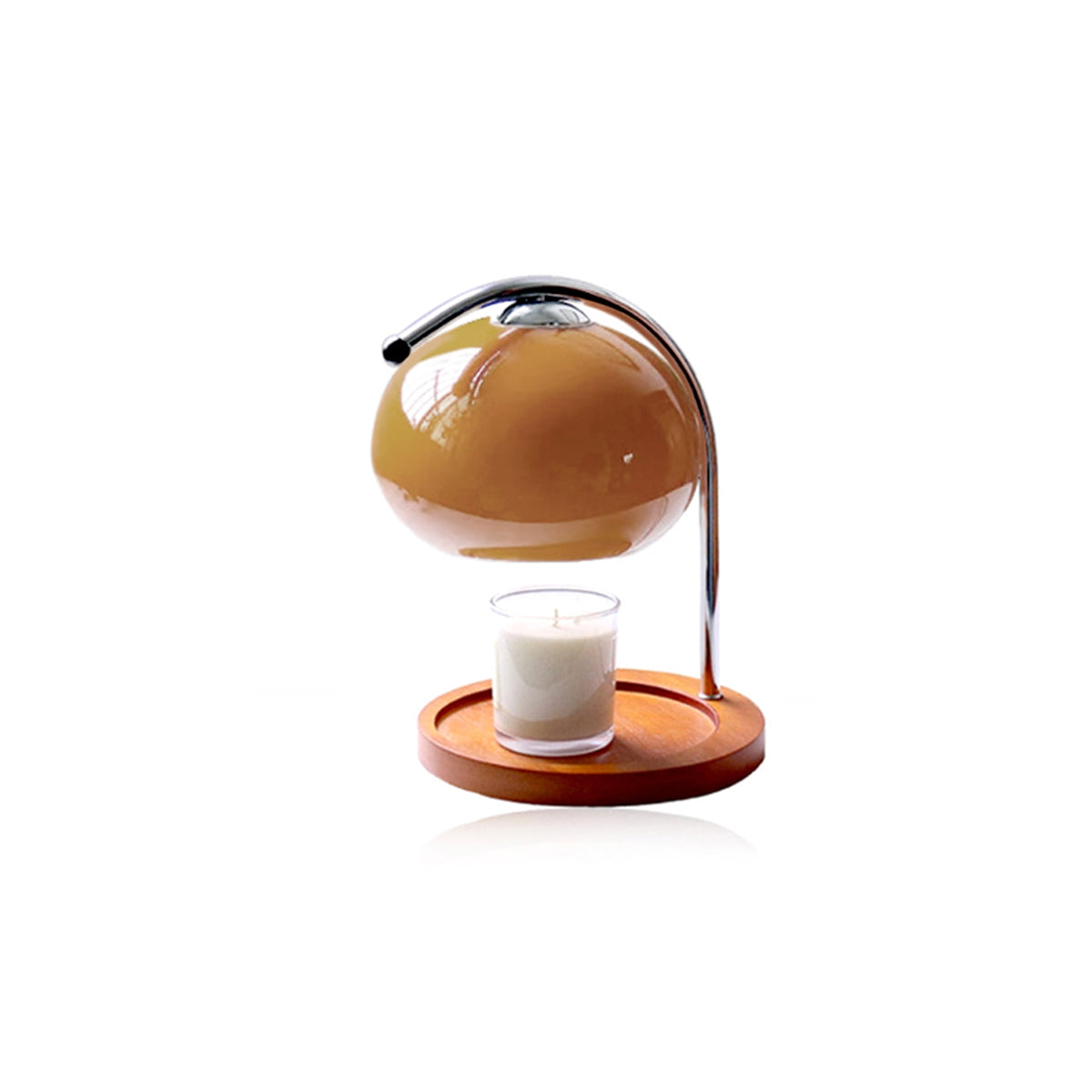Glazen Kaarsenwarmer Lamp Dimbaar Retro Design Tafellamp Geurkaars Verwarmer Sfeerlicht Woonkamer Decoratie | Sulvida