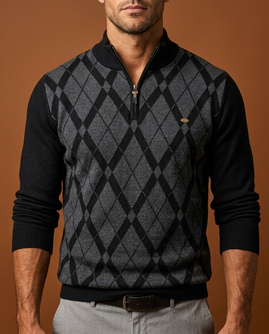 Geruit Heren Shirt Lange Mouwen Pullover Katoen Blend Herfst Lente Casual Comfortabel Stijlvol Dagelijks | Sulvida