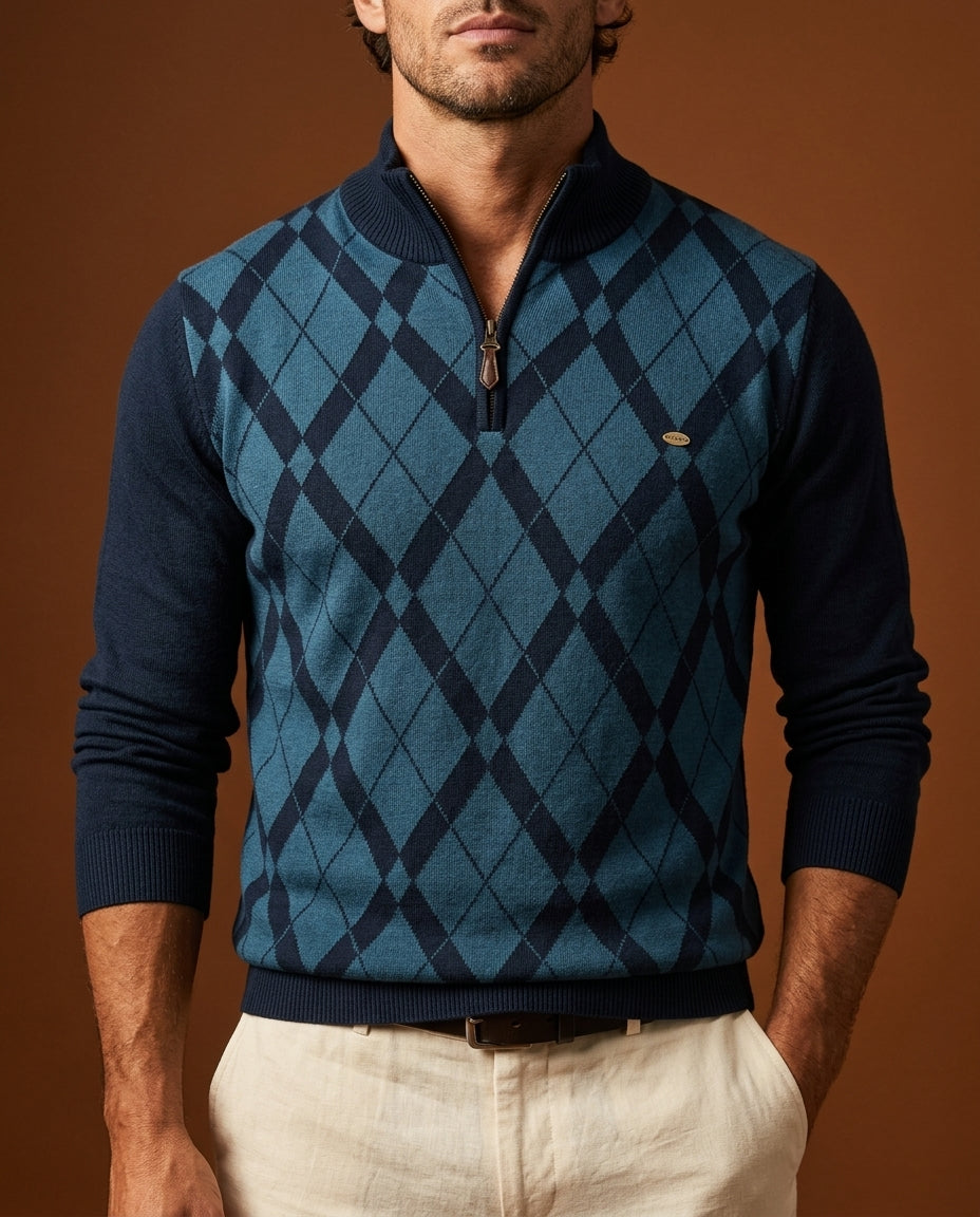 Geruit Heren Shirt Lange Mouwen Pullover Katoen Blend Herfst Lente Casual Comfortabel Stijlvol Dagelijks | Sulvida