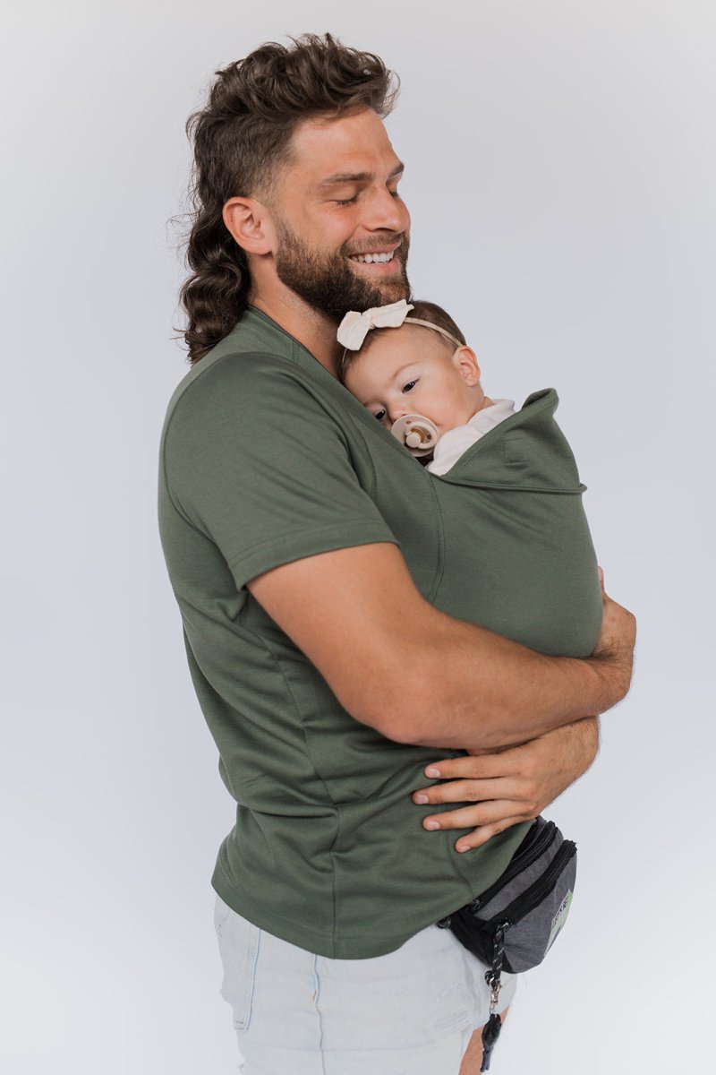 Draagshirt voor Baby's Voeden Dragen Huidcontact Kraamtijd Borstvoeding Comfortabel Praktisch Ouderkleding | Sulvida
