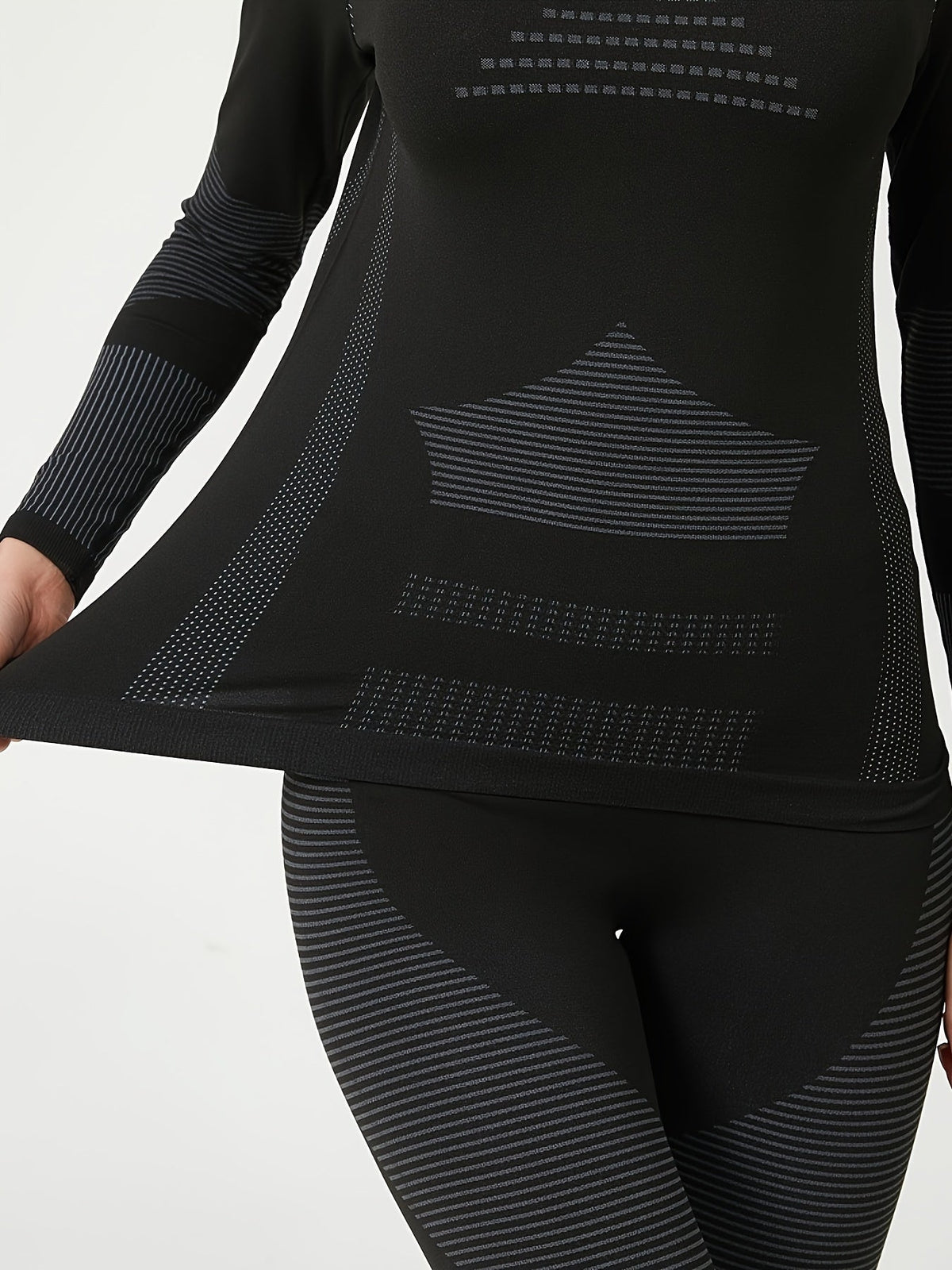 Thermo-Ondergoed Set Dames Thermisch Skiën Yoga Warm Basis Comfortabel Herfst Winter Sportkleding Laagjes | Sulvida
