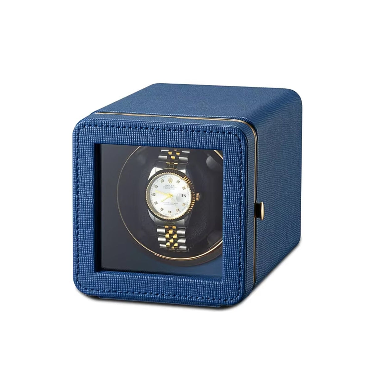 Horlogeopwinder Automatisch Zwart Groen Bruin Blauw Carbon met 5 Rotatiemodi USB-C Bediening Horloge Winder | Sulvida