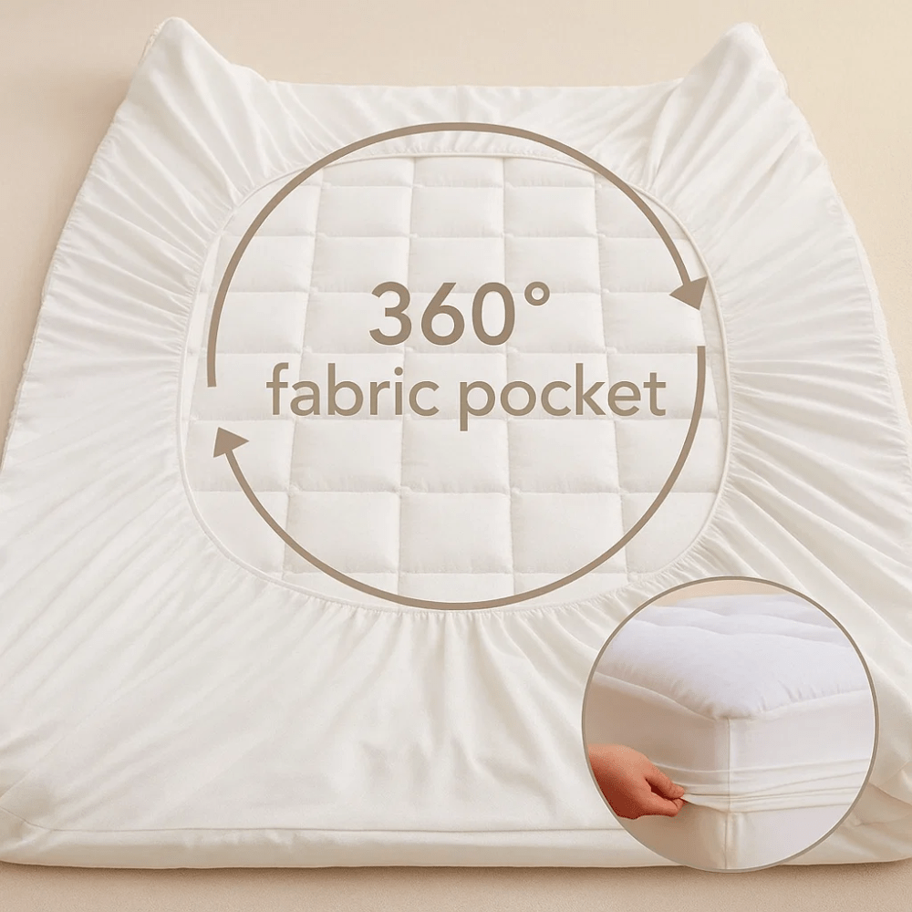 Koelend Topper voor Matras Comfortlaag Rugpijnverlichting Ademend Slaapcomfort Matrasbeschermer Luxe Bedtopper | Sulvida