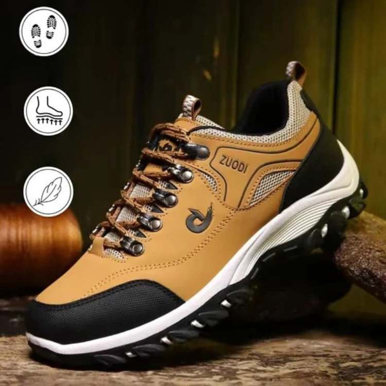 Orthopedische wandelschoenen met voetbedondersteuning flexibele zool brede neus voor outdoor comfort dagelijks | Sulvida