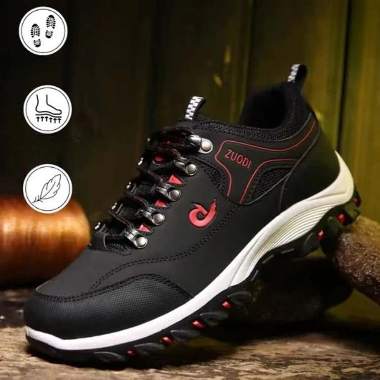 Orthopedische wandelschoenen met voetbedondersteuning flexibele zool brede neus voor outdoor comfort dagelijks | Sulvida