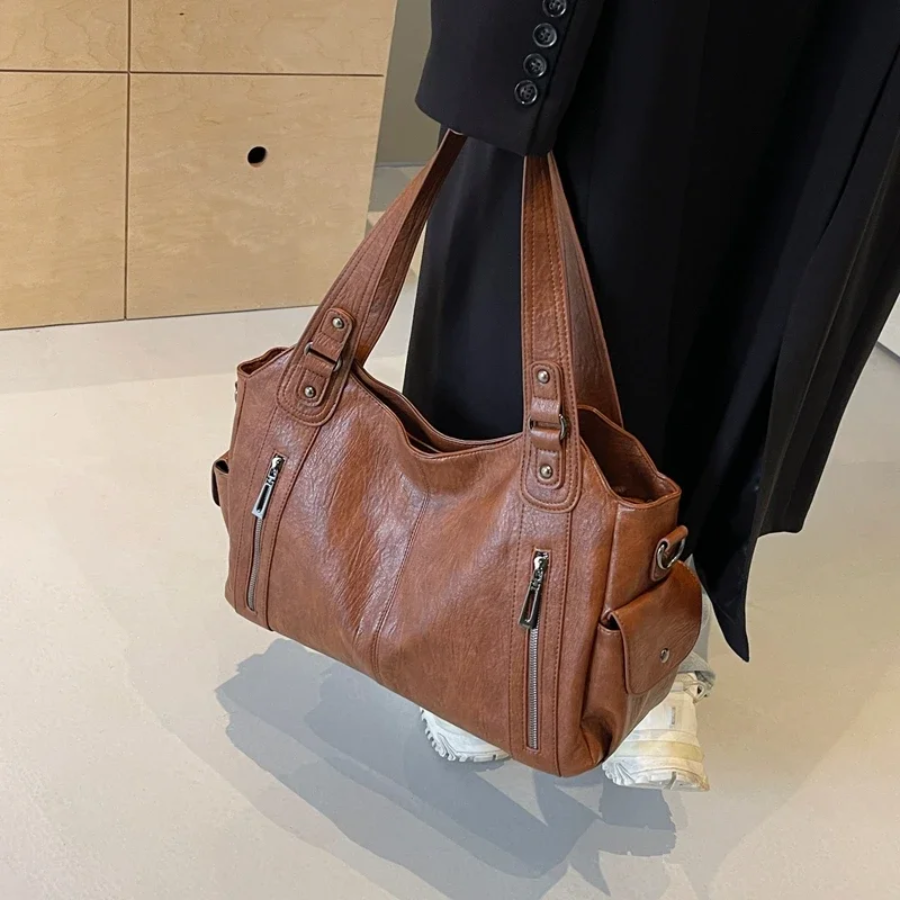 Schoudertas voor Dames met Ruime Binnenruimte Elegante Handtas met Vakken Stijlvol Dagelijks Gebruik | Sulvida
