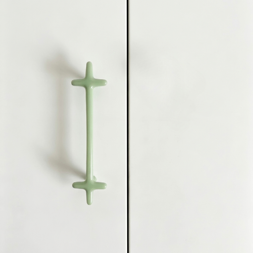 Kastgreep Rond Kruis Design Gekleurde Keukenknoppen voor Kasten en Meubels Decoratief Hardware Accessoire | Sulvida