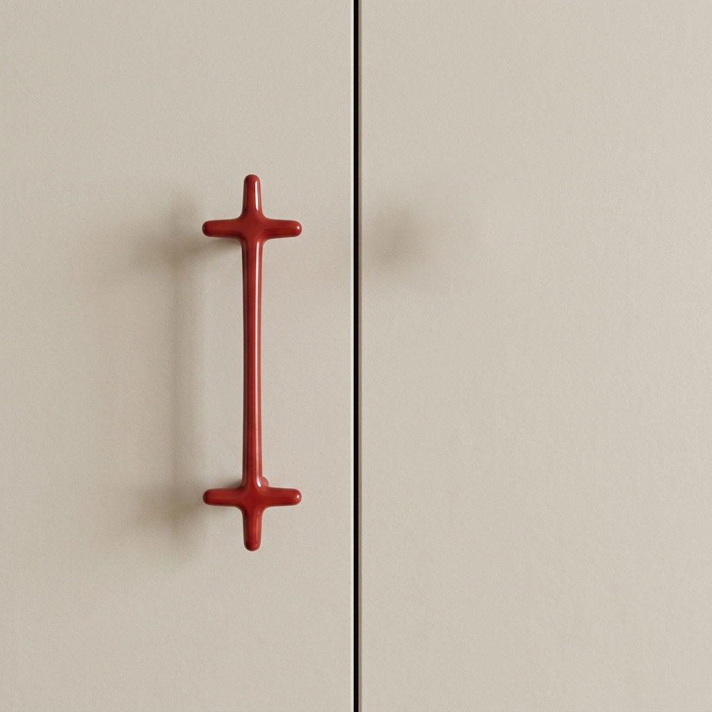 Kastgreep Rond Kruis Design Gekleurde Keukenknoppen voor Kasten en Meubels Decoratief Hardware Accessoire | Sulvida