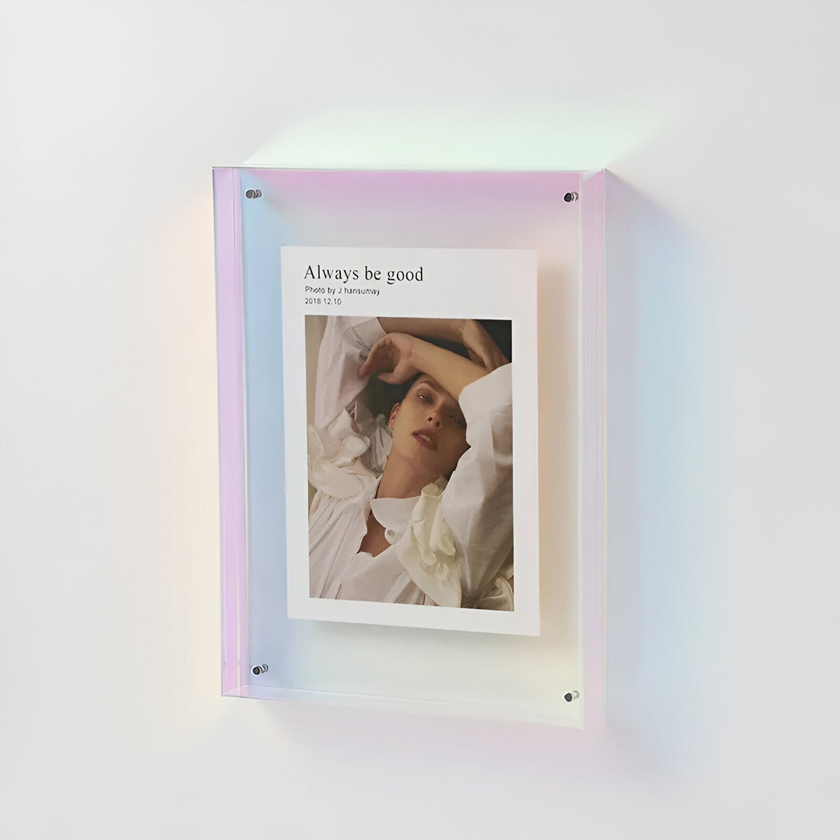 Transparante Acryl Fotolijst 11x14 - 26x35 cm Minimalistische Fotolijst Modern Design Wanddecoratie Interieur | Sulvida