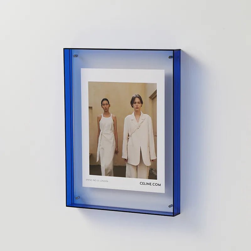 Kleurrijke Acryl Fotolijst 11-26 cm – Levendige Transparante Lijst voor Staand of Hangend | Sulvida