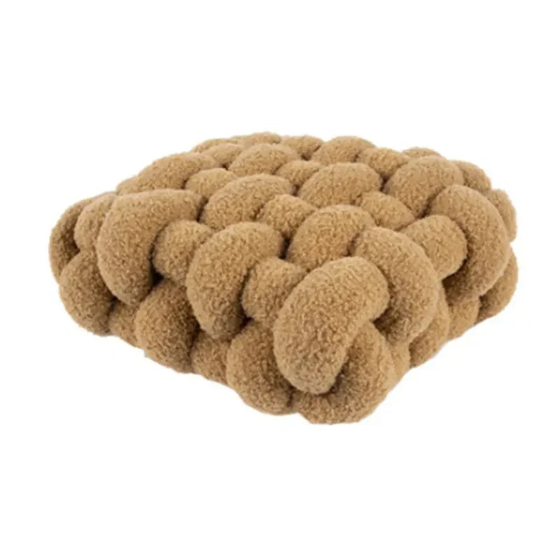 Geknoopt Zitkussen Pluche Vulling Diverse Kleuren Woonkamer Slaapkamer Kinderkamer Decoratief Kussen | Sulvida
