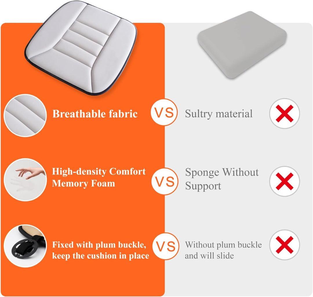 Ergonomisch Memory Foam Zitkussen Auto Stoel Comfort Drukverlagend Bureaustoel Kantoor Thuis Langdurig Zitten | Sulvida