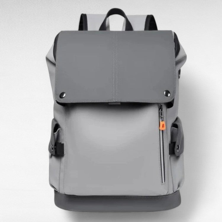 Waterbestendige Rugzak 25 Liter met USB-Oplaadpoort Laptopcompartiment Zwart Grijs Werktas Schooltas Reistas | Sulvida