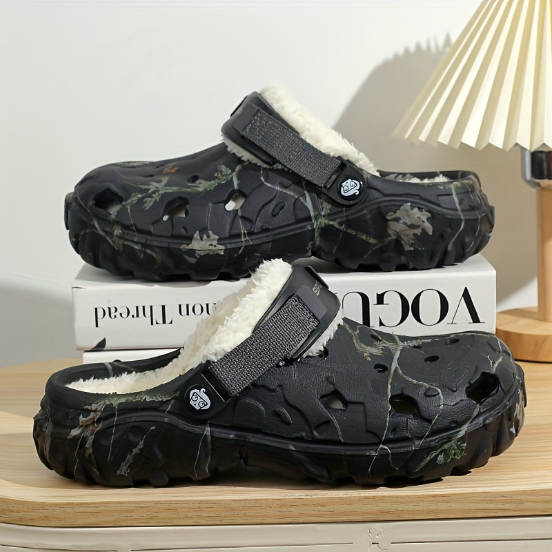 Gevoerde Clogs Winterschoenen Unisex voor Dames en Heren met Afneembare Voering en Antislipzool Warme Huisschoenen | Sulvida