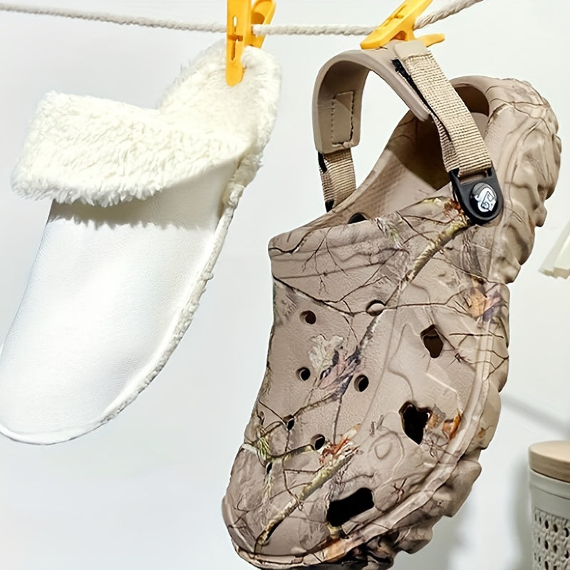 Gevoerde Clogs Winterschoenen Unisex voor Dames en Heren met Afneembare Voering en Antislipzool Warme Huisschoenen | Sulvida