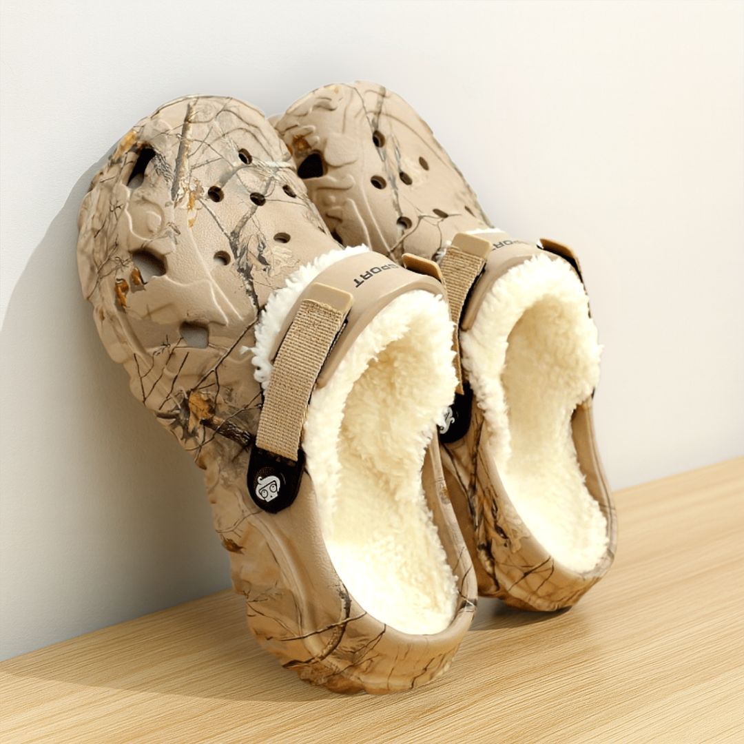 Gevoerde Clogs Winterschoenen Unisex voor Dames en Heren met Afneembare Voering en Antislipzool Warme Huisschoenen | Sulvida