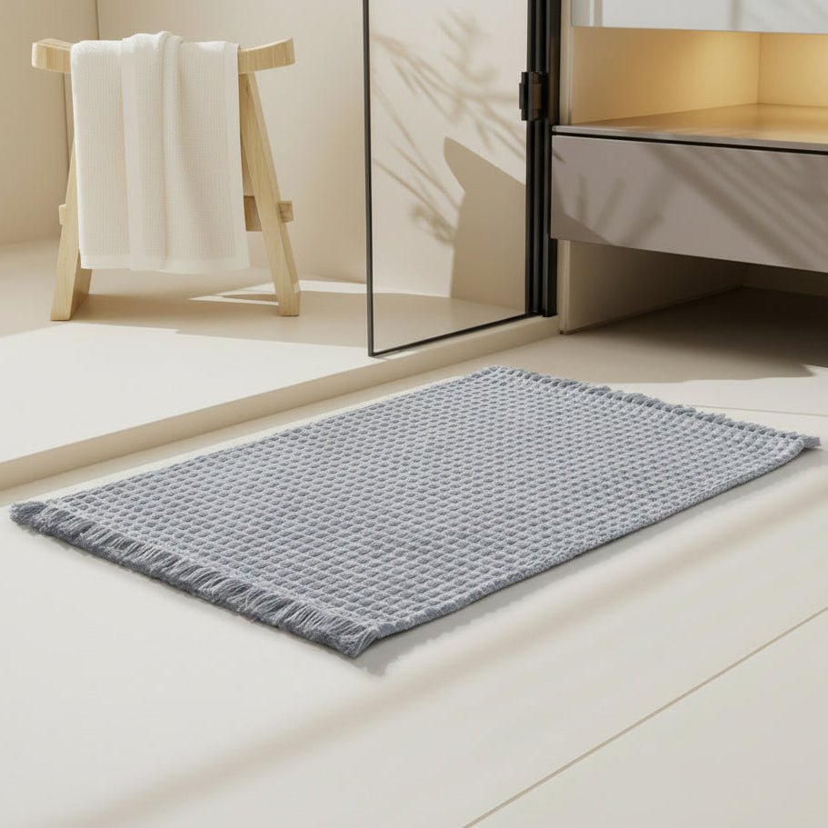 Badmat Microvezel Antislip 40x60 50x80 60x90 cm Absorberend Badkamermat Douchemat Zachte Vloermat Grijs Beige Zwart | Sulvida