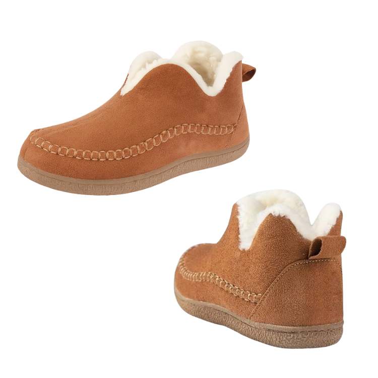 Orthopedische pantoffels met fleecevoering warm winterschoeisel antislip voor indoor comfort en dagelijks gebruik | Sulvida