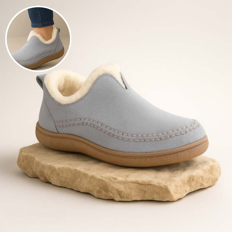 Orthopedische pantoffels met fleecevoering warm winterschoeisel antislip voor indoor comfort en dagelijks gebruik | Sulvida