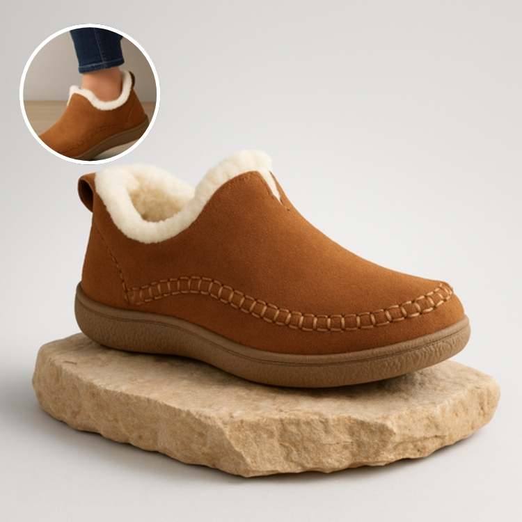 Orthopedische pantoffels met fleecevoering warm winterschoeisel antislip voor indoor comfort en dagelijks gebruik | Sulvida