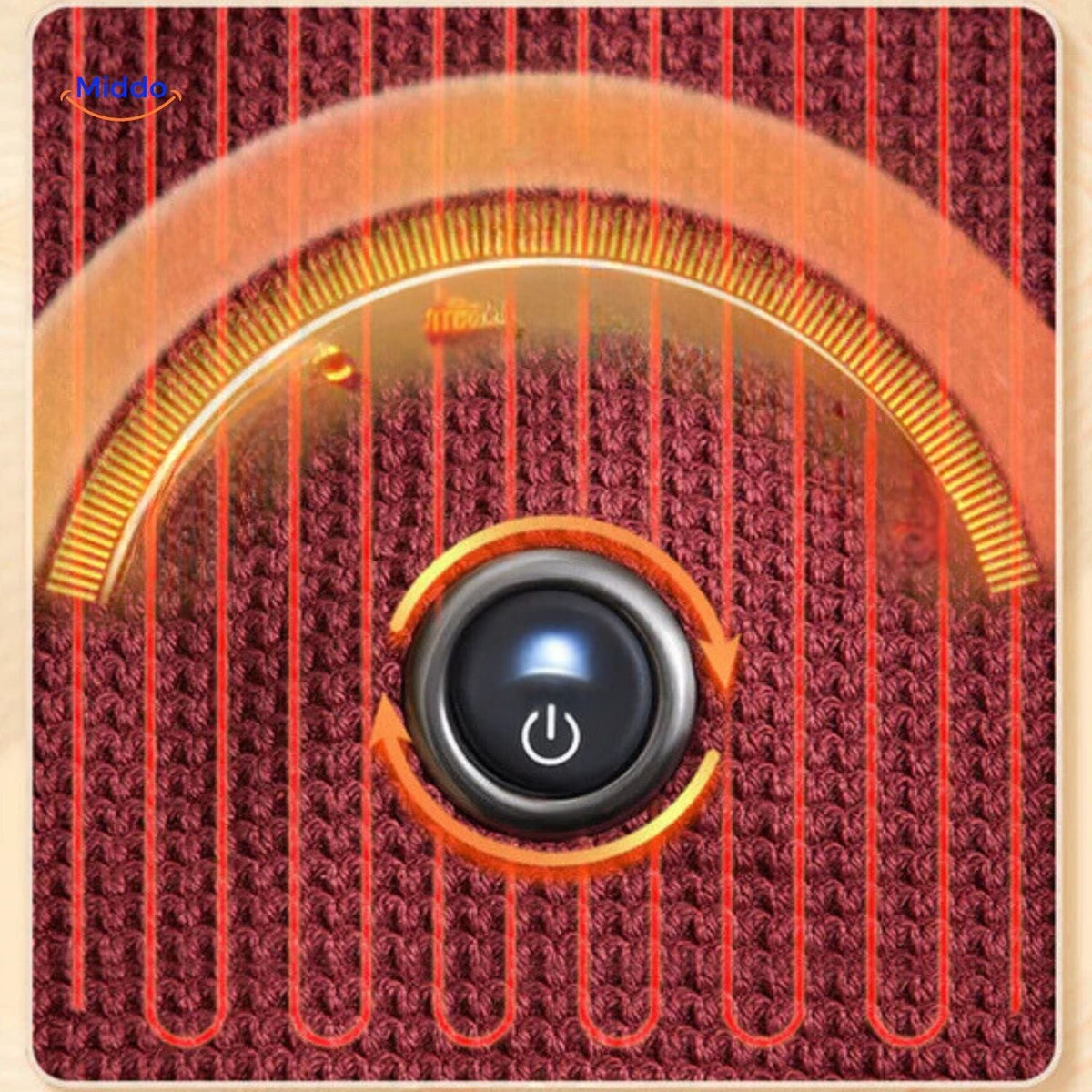 Verwarmde Omslagdoek met USB Aansluiting – Draagbare Warmte voor Thuis en Onderweg – Zachte Graphene Verwarming | Sulvida