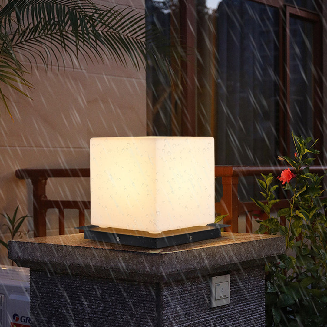 Sokkellamp Tuin LED Roestvrij Staal Waterdicht IP65 Moderne Buitenverlichting Bol Kubus Cilinder Terras | Sulvida