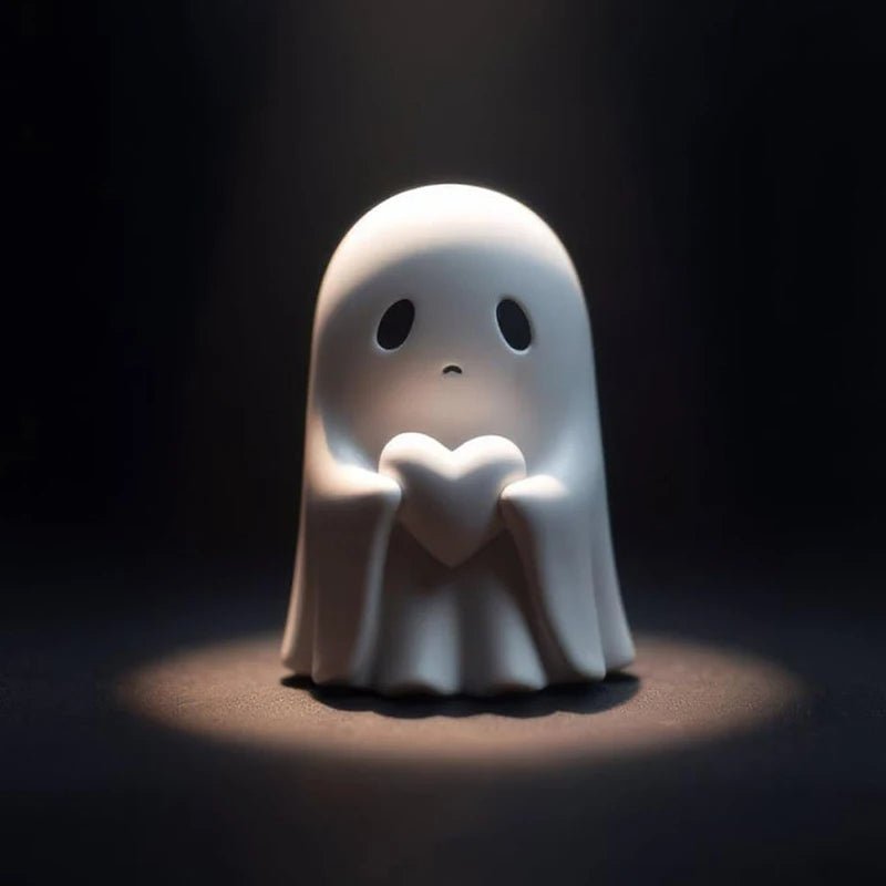 Decoratief Spookbeeld Hars Wit Humorvolle Wooninterieur Figuur Tafelornament Halloween Decoratie Sculptuur | Sulvida
