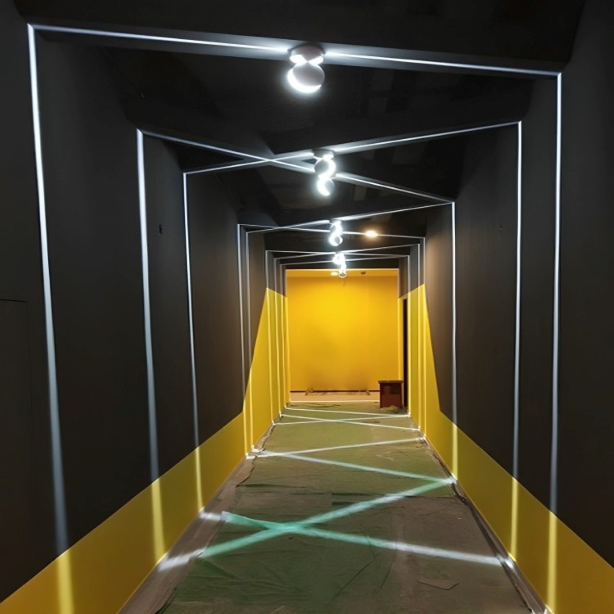 LED Wandlamp Aluminium Smal Lichtstraal Gang Trap Interieur Sfeerlicht Industrieel Modern Design Vast | Sulvida