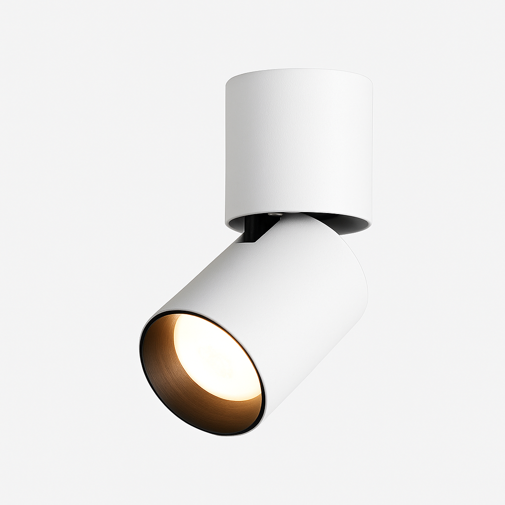Verstelbare opbouwspot cilinder LED aluminium plafondverlichting design interieur verlichting woonkamer | Sulvida