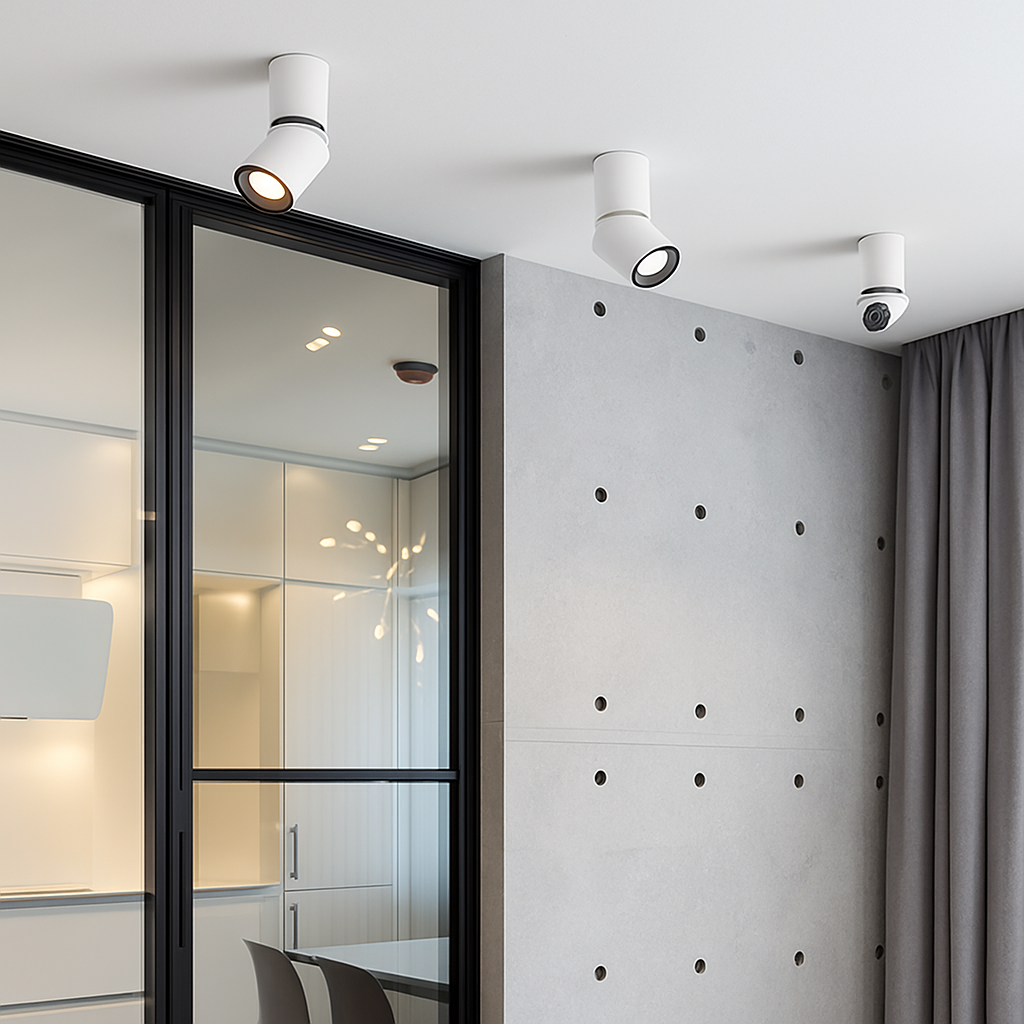 Verstelbare opbouwspot cilinder LED aluminium plafondverlichting design interieur verlichting woonkamer | Sulvida