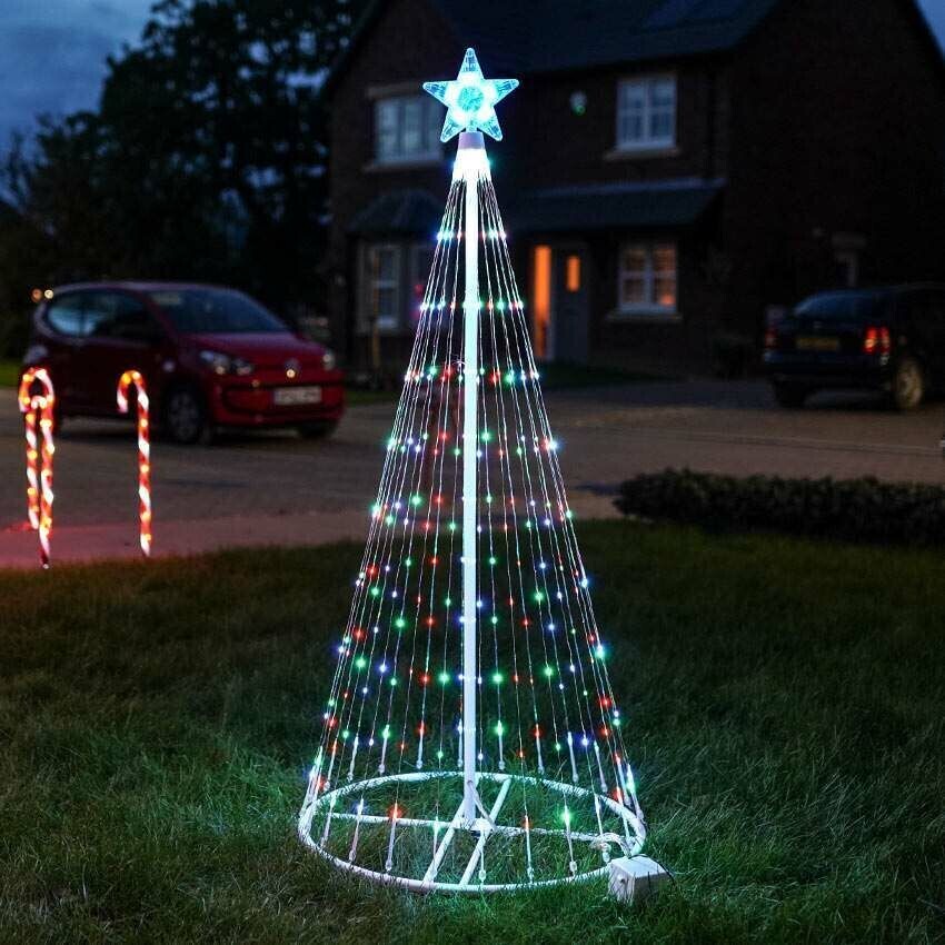 Kerstverlichting Boom LED Meerkleurig Buiten Lichtshow Animatie 150 LED IP44 Waterbestendig Tuin Decoratie | Sulvida