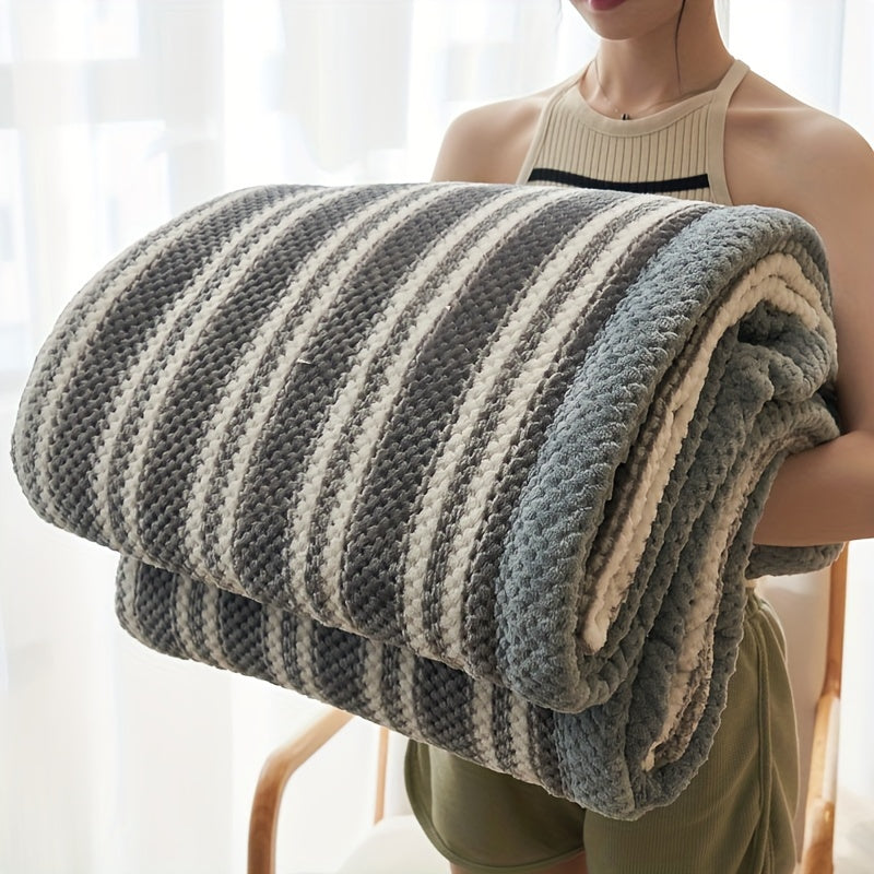Geruite Fleeceplaid Melkzacht Warm Winterdeken Sofa Bed Decoratie Ruitmotief Klassiek Comfortabel Plaid | Sulvida