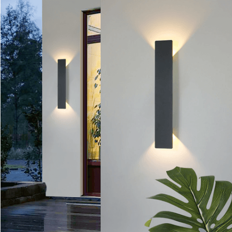 Aluminium LED-Wandlamp Waterdicht IP65 Zwart Wit Buiten Binnen Elegant Design Energiezuinig Sfeervol | Sulvida