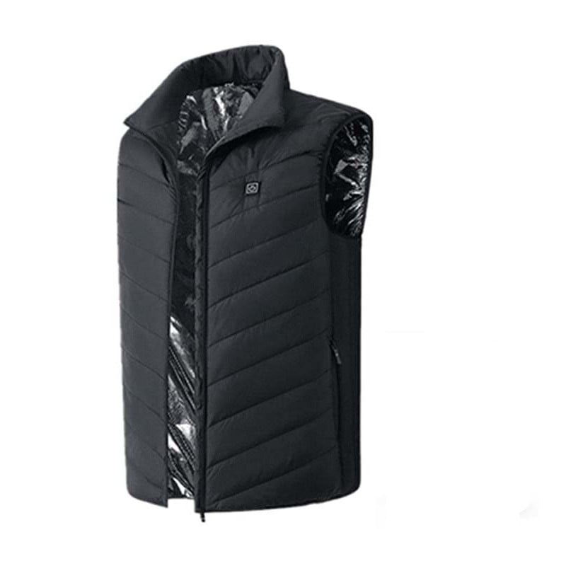 Verwarmbaar vest dames en heren nylon waterdicht verwarmend bodywarmer herfst winter unisex USB oplaadbaar | Sulvida