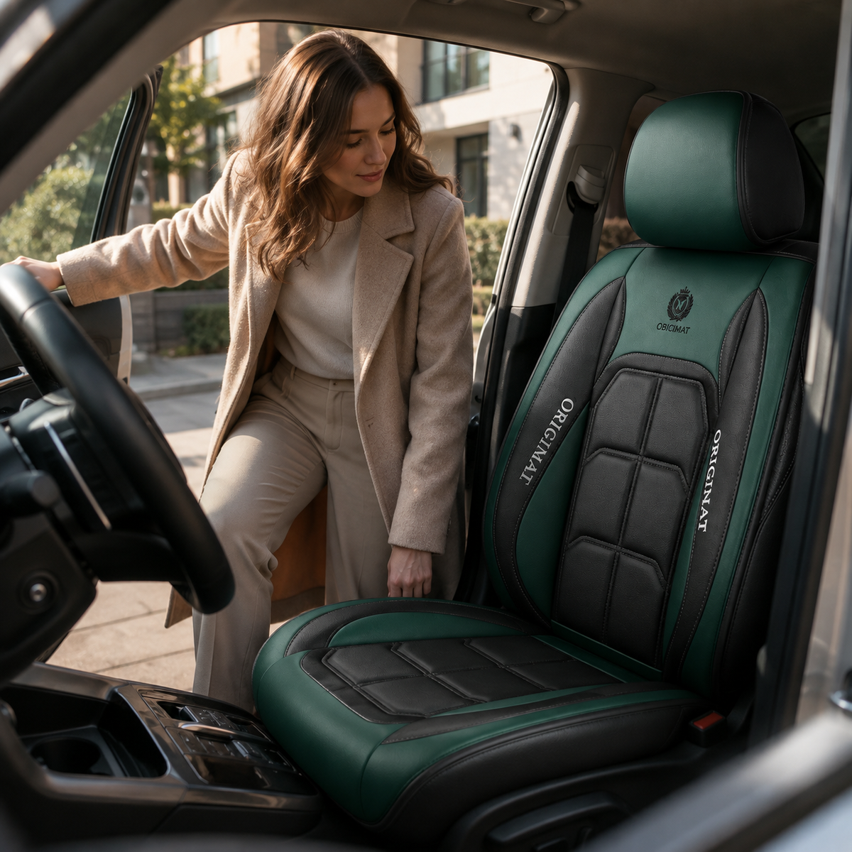 Autostoelhoes Met Airbag-Opening Multicapa Vulling Opbergvak Universeel Passend 11-Delig Complete Set Auto | Sulvida