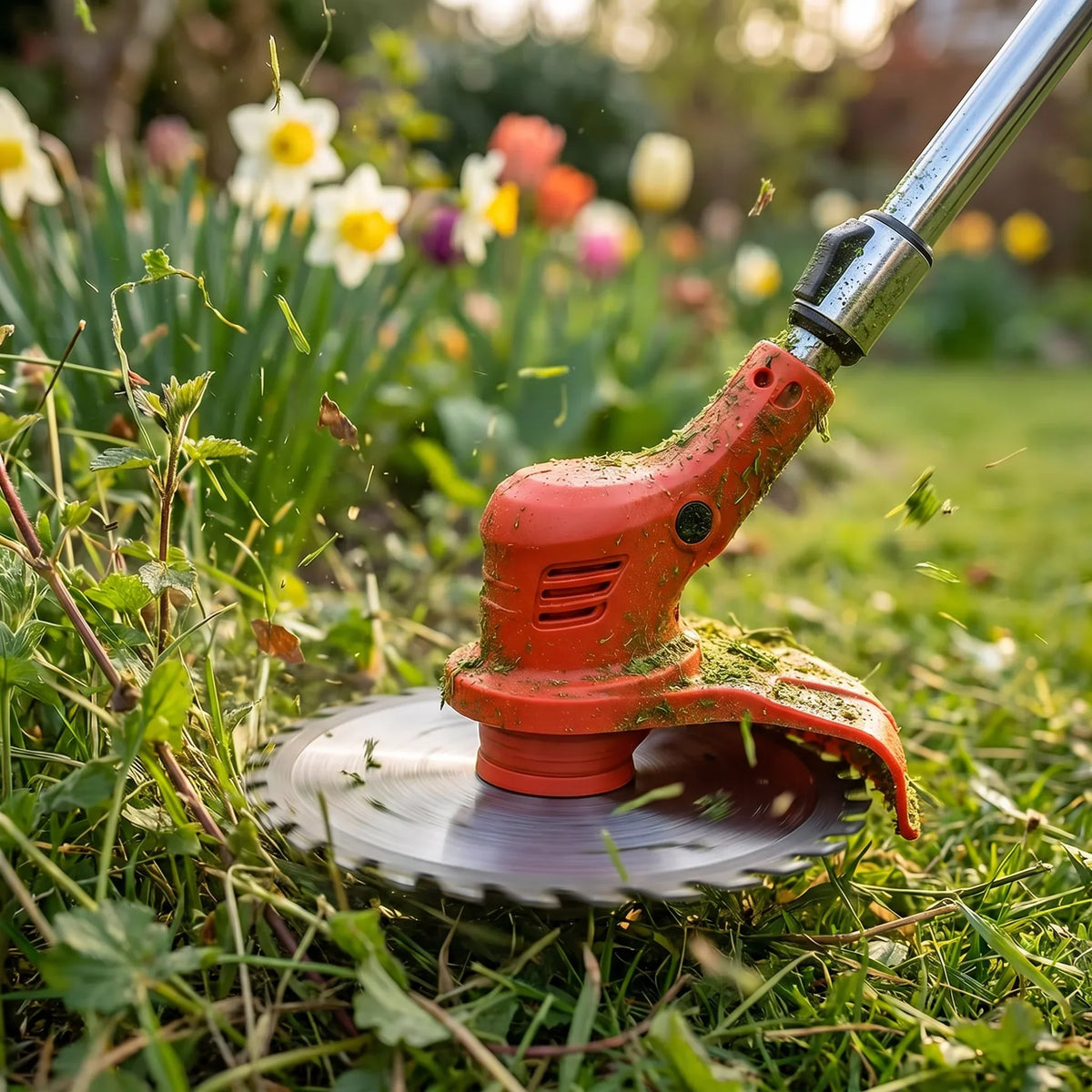 Draadloze Grastrimmer Accu Tuinonderhoud | Elektrische Bosmaaier voor Grote Tuin Onkruid Bewerken Gazon | Sulvida