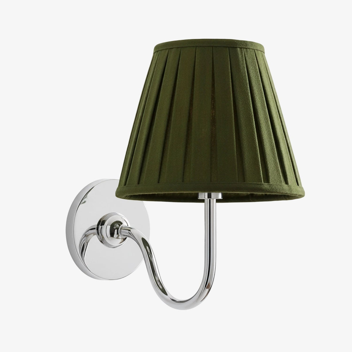Wandlamp Linnen Kap Messing Armatuur Plissé of Glad Stof E12 Fitting Hardwired Decoratieve Verlichting | Sulvida