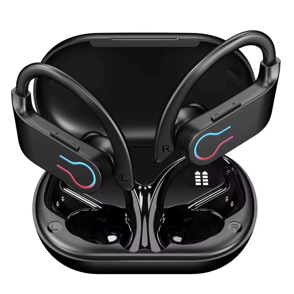 Écouteurs intra-auriculaires sans fil Bluetooth étanches IPX7, casque de sport, autonomie de 200 heures, maintien ferme | Sulvida