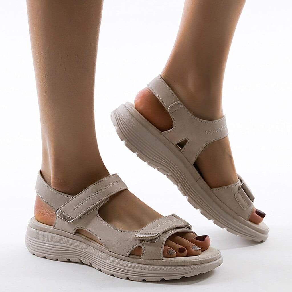 Dames Sandalen met Verstelbare Bandjes Comfortabel Zomer Schoeisel Orthopedische Zool Wandelschoenen | Sulvida